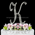 Rhineston Lettre De a à Z French Font Vintage Alfabelt Wedding Cake Topper